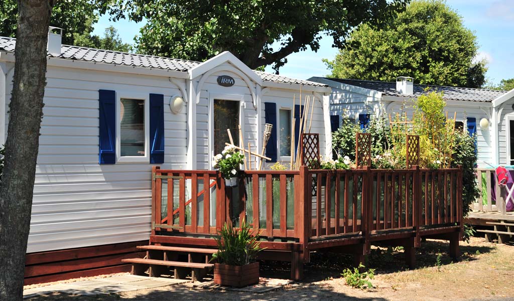 Mobilheim zur Miete in Saint-Hilaire in der Vendée auf dem Campingplatz Le Bois Tordu