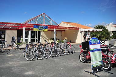 Fahrräder können auf dem Campingplatz Le Bois Tordu in Saint-Hilaire-de-Riez gemietet werden