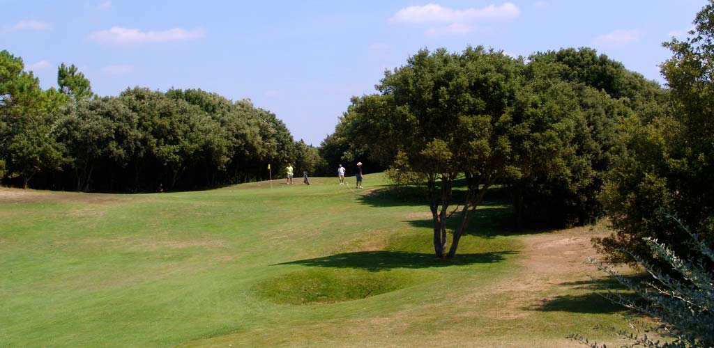 De golfbaan Saint-Jean-de-Monts in de Vendée nabij Saint-Hilaire-de-Riez