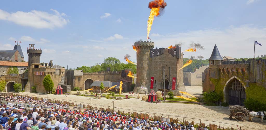 Medieval show at Puy du Fou in Vendée